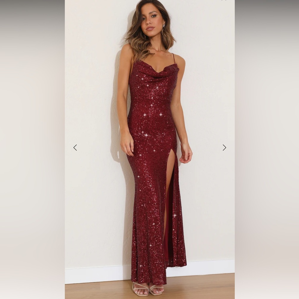 Hello Molly Sequin Prom/Winter Formal Dress Size XS
